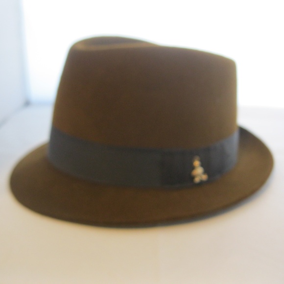 Men's Felt Fedora Hat Brown - Picture 2 of 8